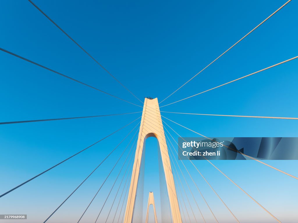 Bridge structure in the morning