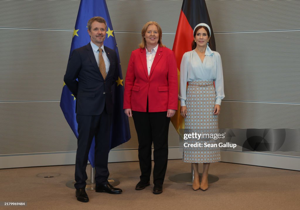 King Frederik X And Queen Mary Of Denmark Visit The Reichstag 25th Anniversary Of Nordic Embassies