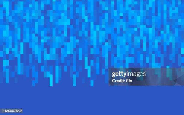 modern pixel abstract background - brick pattern vector stock illustrations