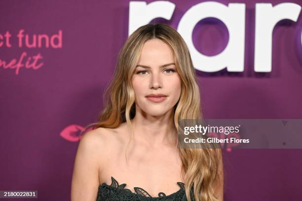 Halston Sage at Selena Gomez's 2nd Annual Rare Impact Fund Benefit at nya studios West on October 24, 2024 in Los Angeles, California.