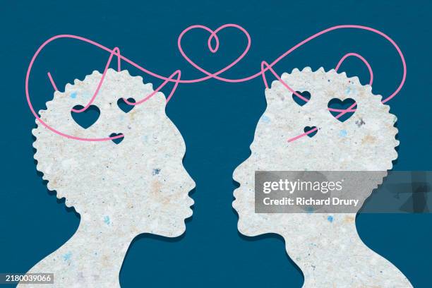 a young couple in love - verlangen stock-fotos und bilder