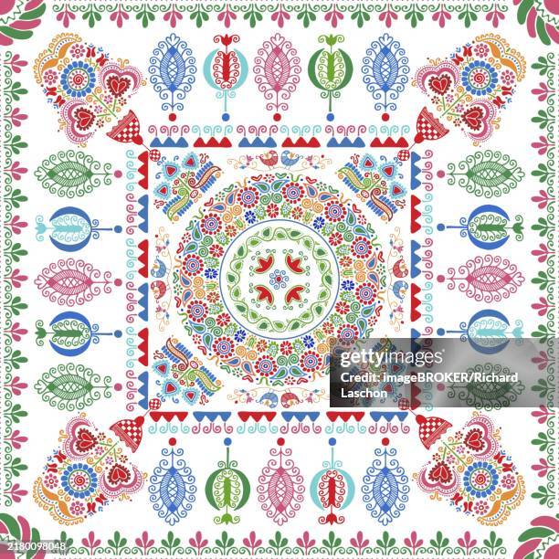 Hugarian Patterns 118 Traditional Hungarian Embroidery Stock Photos, High-Res Pictures ...