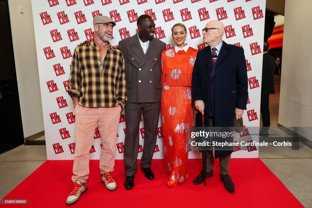 Emmanuel Sy Eric Cantona, Omar Sy, Nathalie Emmanuel and Tchéky Karyo attend the ...