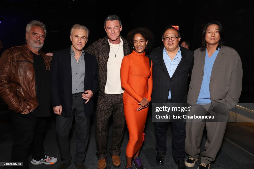 Luke Besson Studio Writer/producer Luc Besson, Christoph Waltz, Luke Evans, producer ...