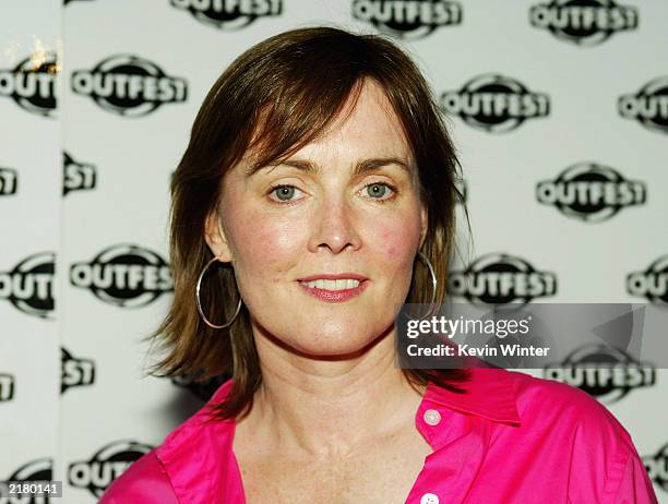 Actress Laura Innes attends Outfest's 9th Annual Film Competition Awards at the John Anson Ford Amphitheatre on July 20, 2003 in Hollywood,...