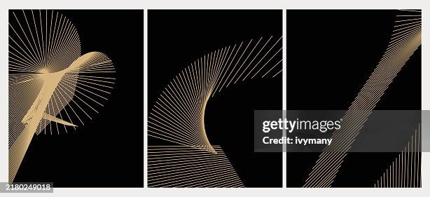 Blend gold color gradient line pattern background collection for invitation card Blend gold color gradient line pattern background collection for invitation card