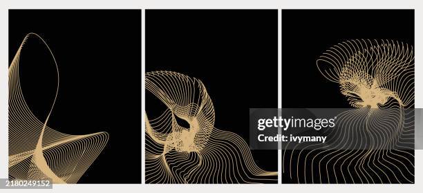 illustrations, cliparts, dessins animés et icônes de luxe gala invitation card poster pattern collection - gala