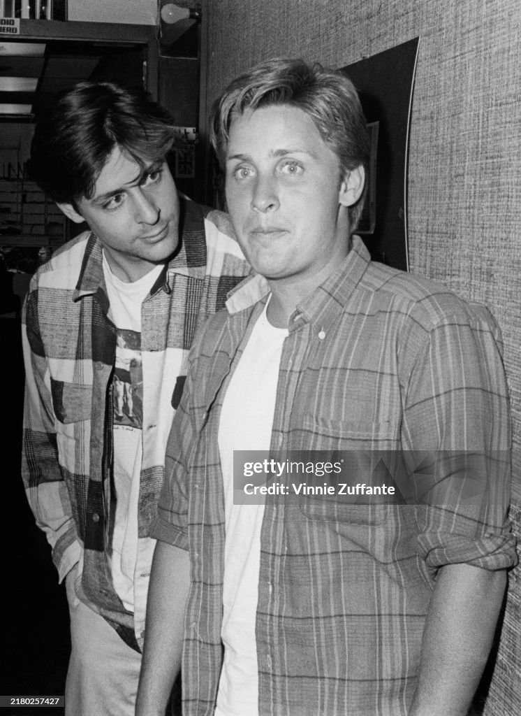 Emilio Estevez And Judd Nelson