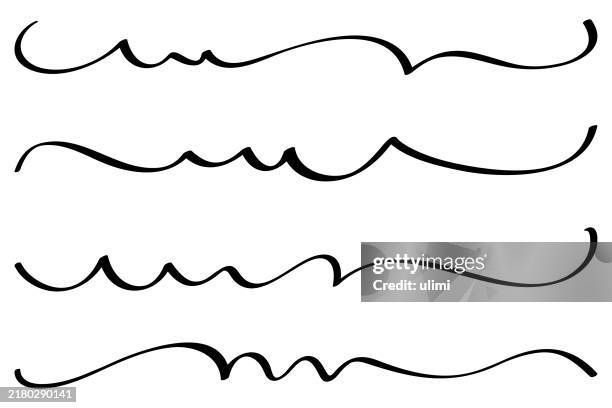 Сalligraphic Lines High-Res Vector Graphic - Getty Images