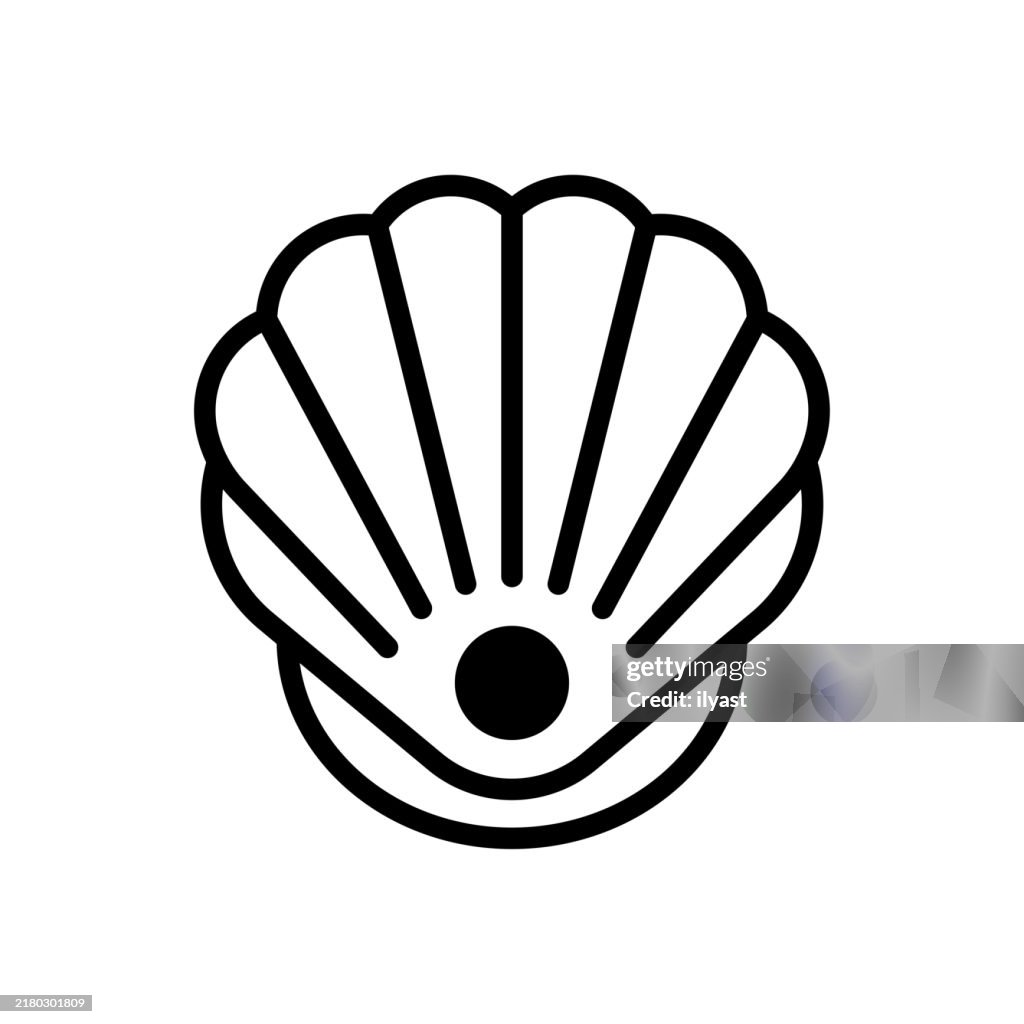 A simple line drawing of a Pearl