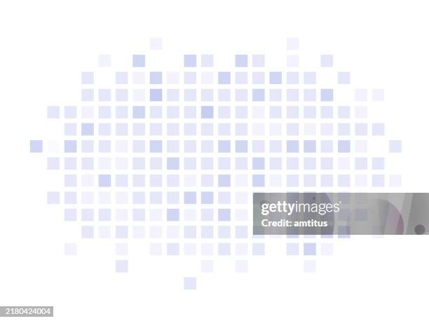 digital codes oval - mosaic stock illustrations