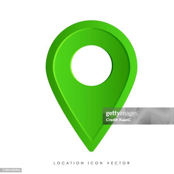 map pin icon. icon on white background vector stock illustration - pointer white background stock illustrations
