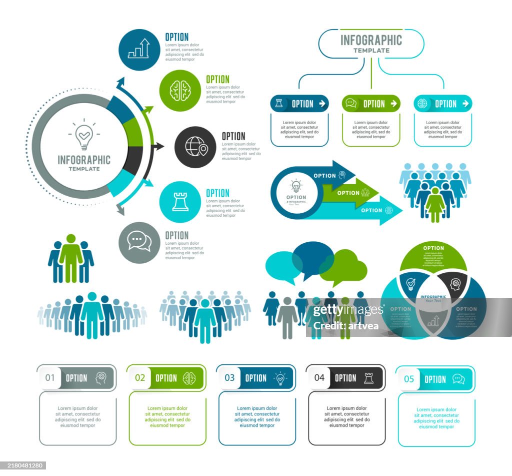 Infographic and Human Resources elements