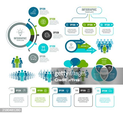 Infographic and Human Resources elements Infographic and Human Resources elements