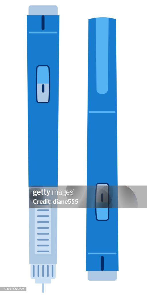 Weight Loss Medication Semaglutide Injection On A Transparent Background