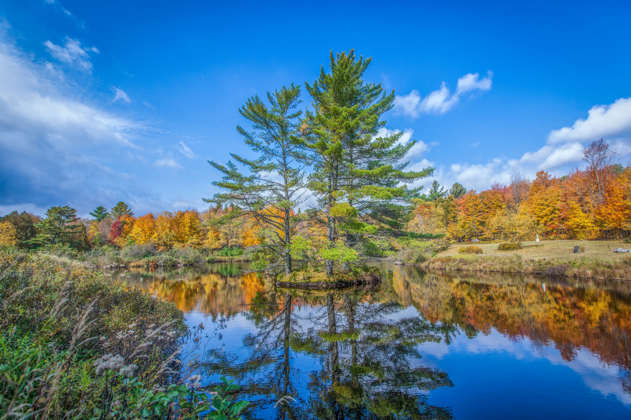 Autumn landscape of Canada. Autumn landscape of Canada.