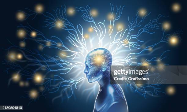 Cyborg Neuron Deep Learning Infographic Of Artificial Neural Network Neurons And ...