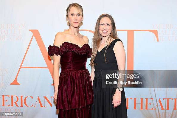 Clinton Rockefeller Indre Rockefeller and Chelsea Clinton attend the American Ballet ...