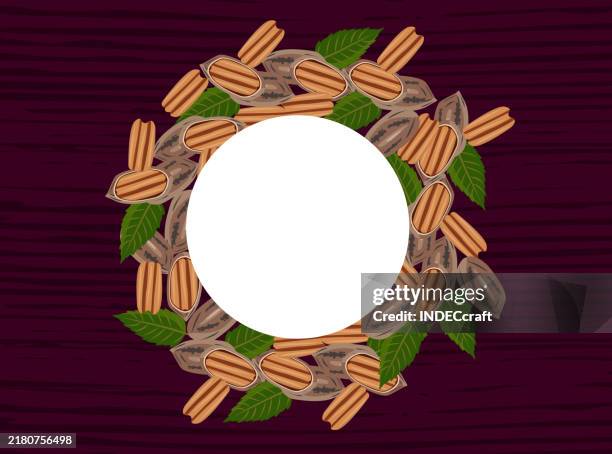 pecan nut - pecan stock illustrations