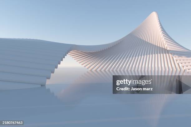 abstract concrete building background. 3d render - construction frame stock pictures, royalty-free photos & images