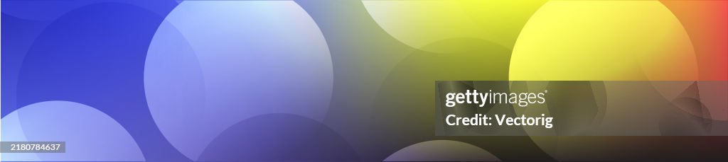 Gradient Circular Colorblock Colorful Gradient Background With Circular Shapes High-Res Vector ...