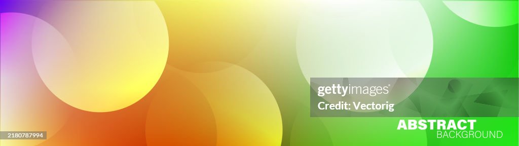 Gradient Circular Colorblock Colorful Gradient Background With Circular Shapes High-Res Vector ...