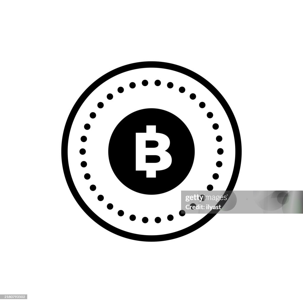 A simple line drawing of Cryptocurrency