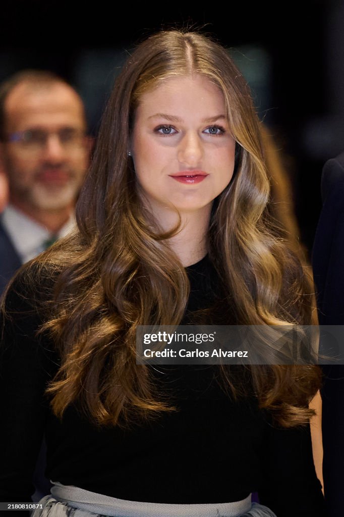 Spanish Royals Attend A Concert Ahead Of "Princesa De Asturias" Awards 2024