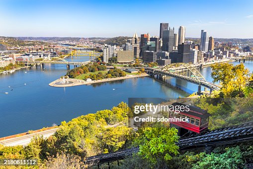 Pittsburgh Pennsylvania Duquesne Incline on Beautiful Day Pittsburgh Pennsylvania Duquesne Incline on Beautiful Day