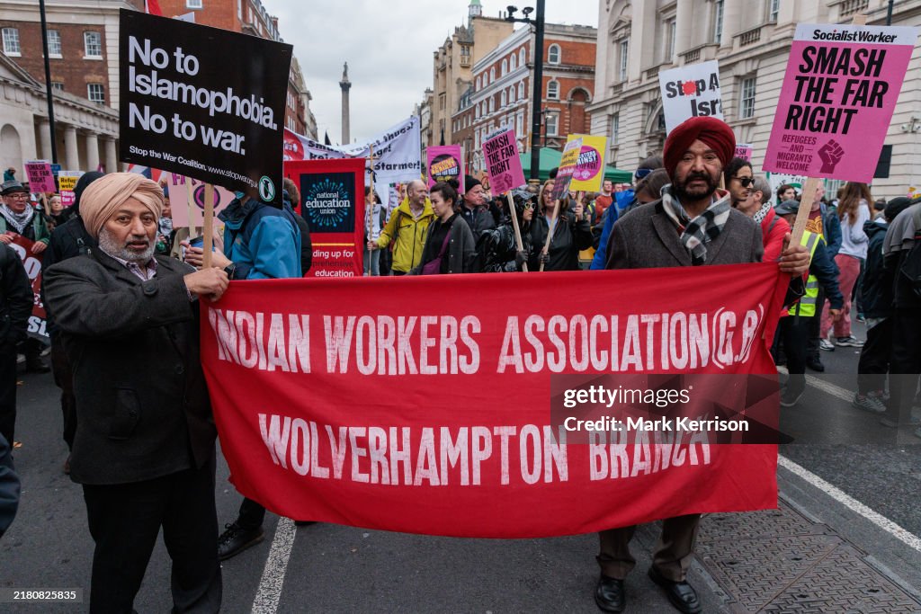 Stand Up To Racism Stop Tommy Robinson Counter-Protest London