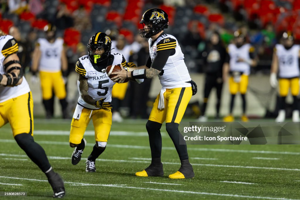 CFL: OCT 25 Hamilton Tiger-Cats at Ottawa Redblacks