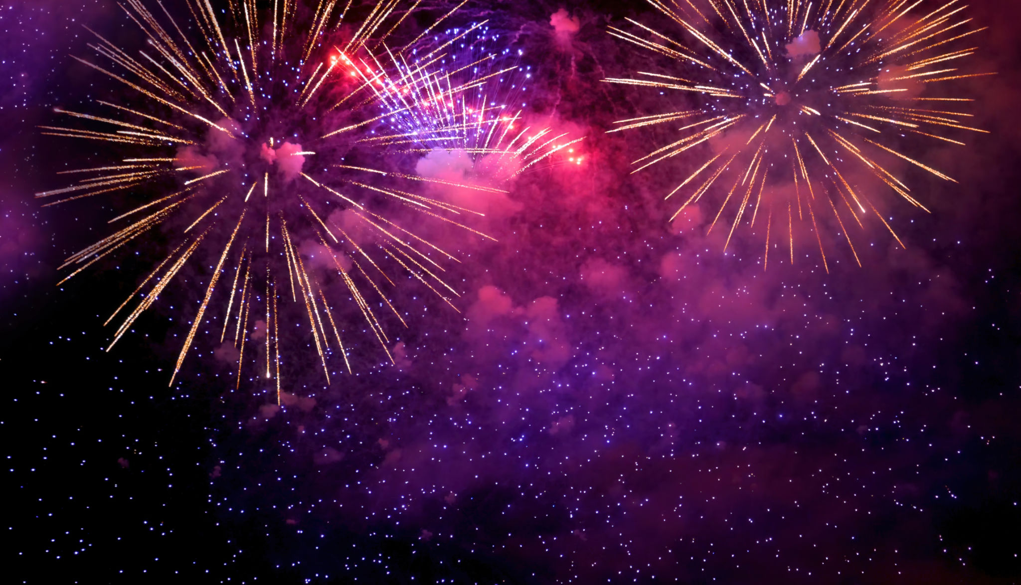 fireworks display