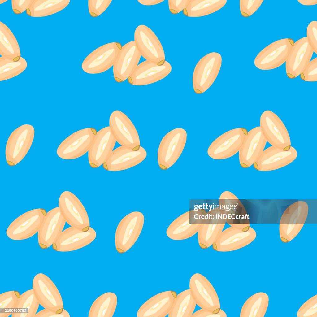 Pine nut seamless pattern