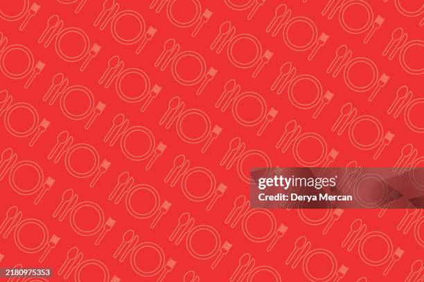 stockillustraties, clipart, cartoons en iconen met fork and spoon, plate, knife icon. cutlery icon set. menu symbol. restaurant icon on background. vector illustration. stock illustration - ontbijt