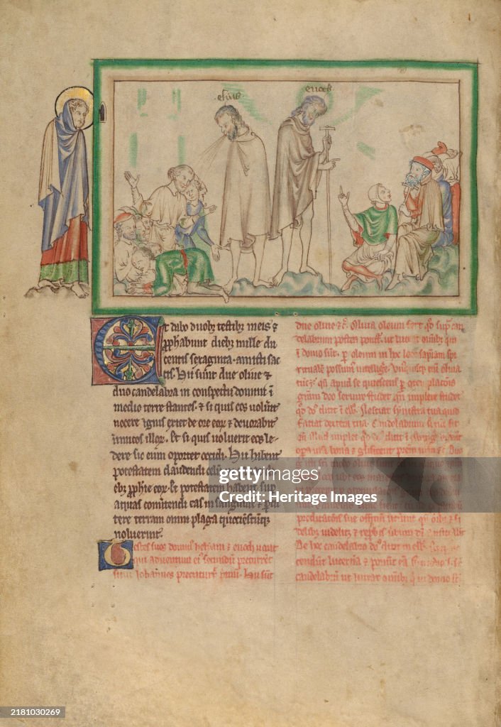 The Two Witnesses Preaching; Dyson Perrins Apocalypse