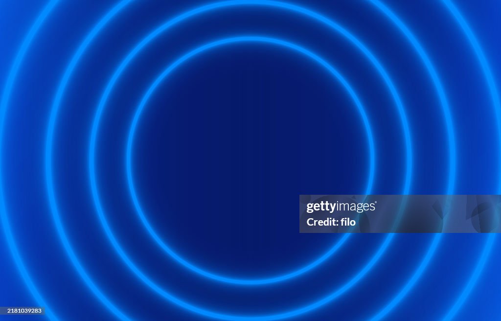 Depth Light Background Blue Glow Depth Light Frame Background High-Res Vector Graphic - Getty ...