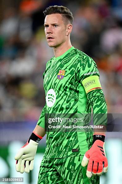 Marc Andre Ter Stegen Goalkeeper Of FC Barcelona In Action During marc-andre-ter-stegen-goalkeeper-of-fc-barcelona-in-action-during