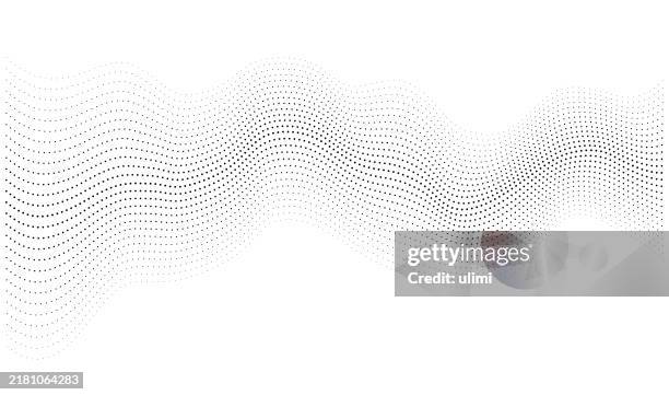 abstract wavy lines - radio wave stock illustrations