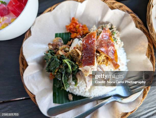Guling Rice 34 Babi Guling Stock Photos, High-Res Pictures, and Images - Getty Images