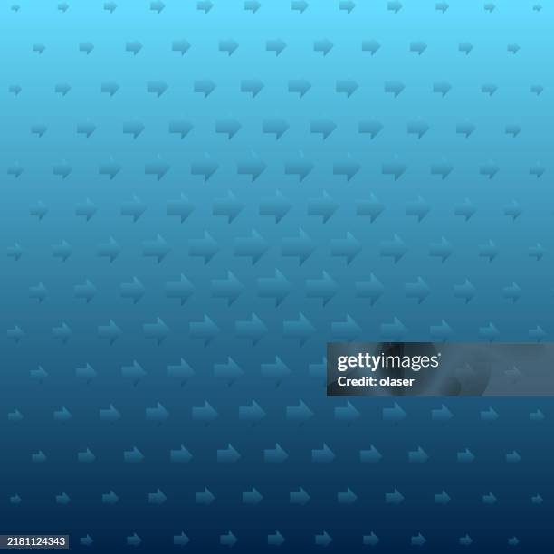 arrows pattern, size radius dependent - flock wallpaper stock illustrations