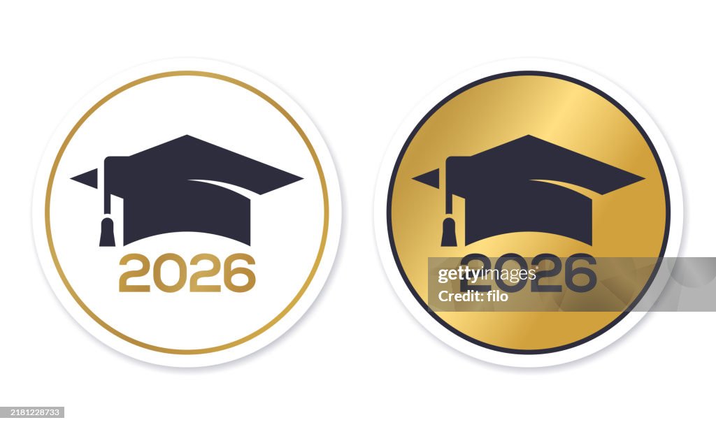 26 Grad Numbers Graduation 2026 Mortarboard Celebration Year Number Vertical Design ...