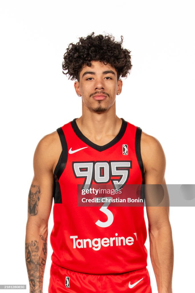 Current Raptors 905 Roster 2024 DJ Carton of the Raptors 905 poses for a headshot during 2024-25 G ...