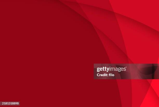 illustrazioni stock, clip art, cartoni animati e icone di tendenza di sfondo rosso degli strati della curva delle vacanze - sfondo rosso