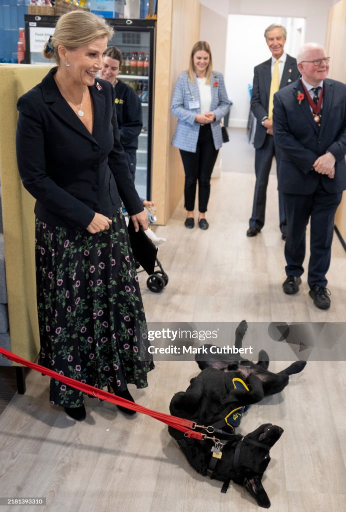 Sophie, Duchess of Edinburgh at Guide Dogs for the Blind Association