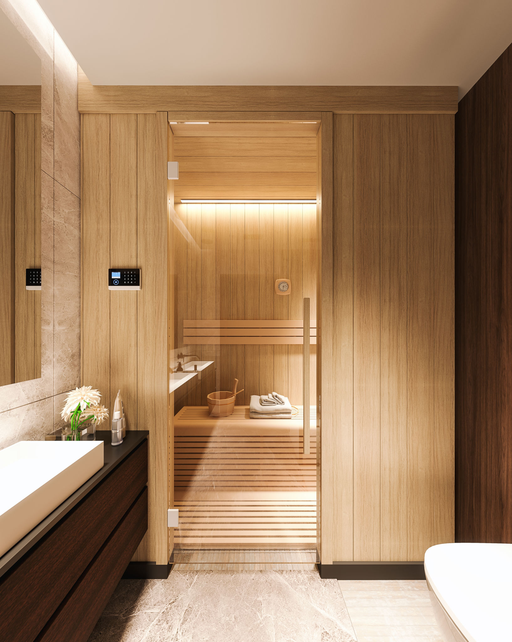 indoor sauna