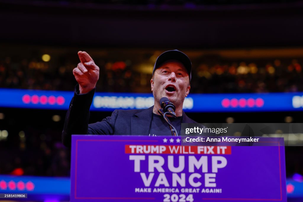 Donald Trump Holds Campaign Rally At Madison Square Garden In NYC