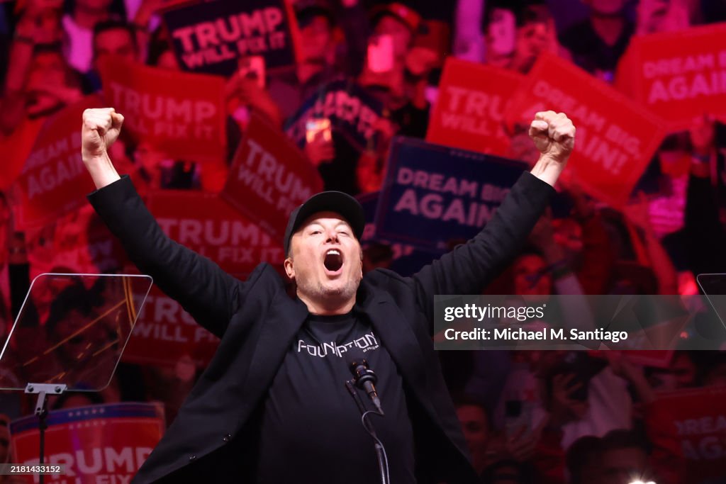Donald Trump Holds Campaign Rally At Madison Square Garden In NYC