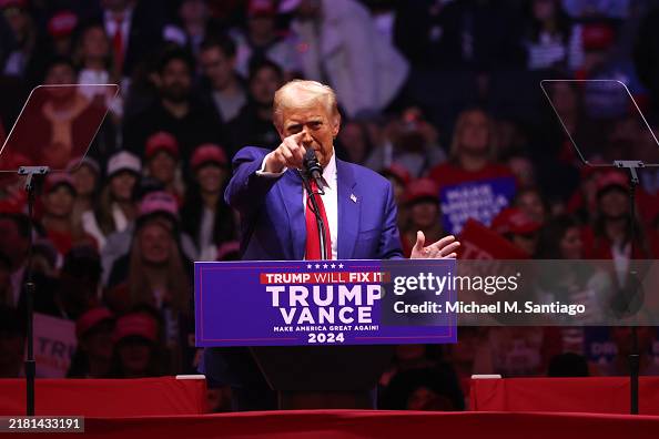 Donald Trump Holds Campaign Rally At Madison Square Garden In NYC Donald Trump Holds Campaign Rally At Madison Square Garden In NYC