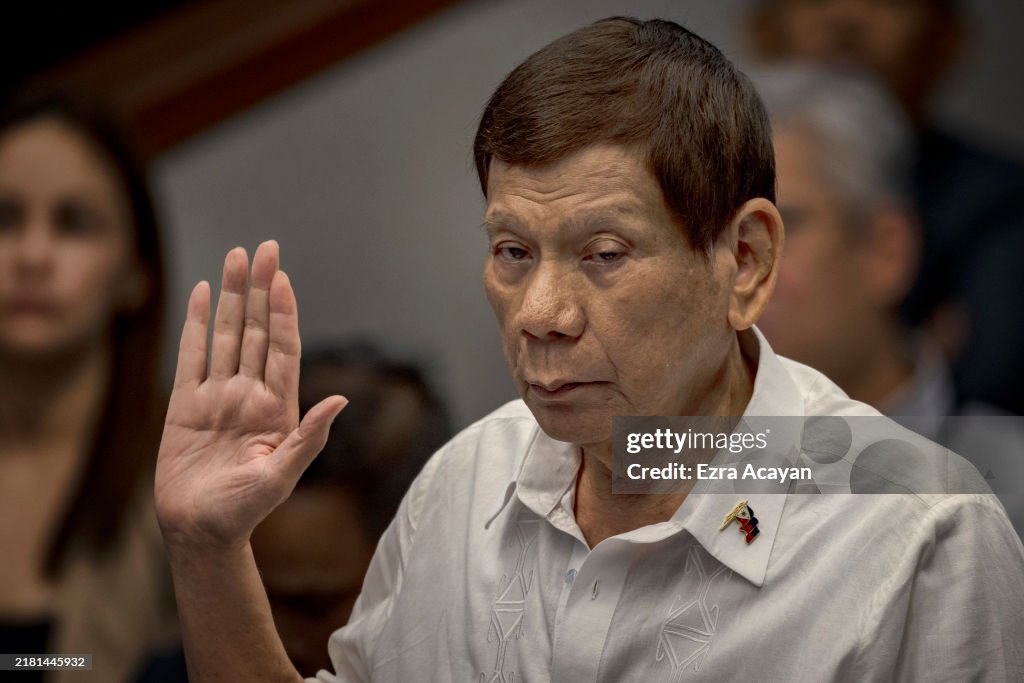 Duterte Appears at ICC for First Time Over Drug War Killings Duterte Appears at ICC for First Time Over Drug War Killings