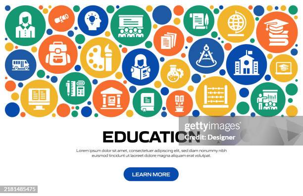 education and school related vector illustration. student, study, knowledge, book, university, college - storytime library stock illustrations